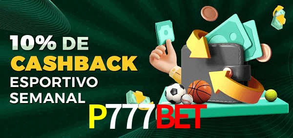10% de bônus de cashback na P777BET